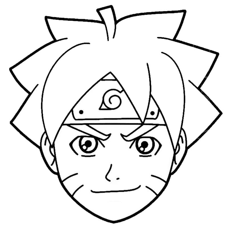 Print anime character sheets for fans and coloring enthusiasts in a free Boruto coloring pages PDF.