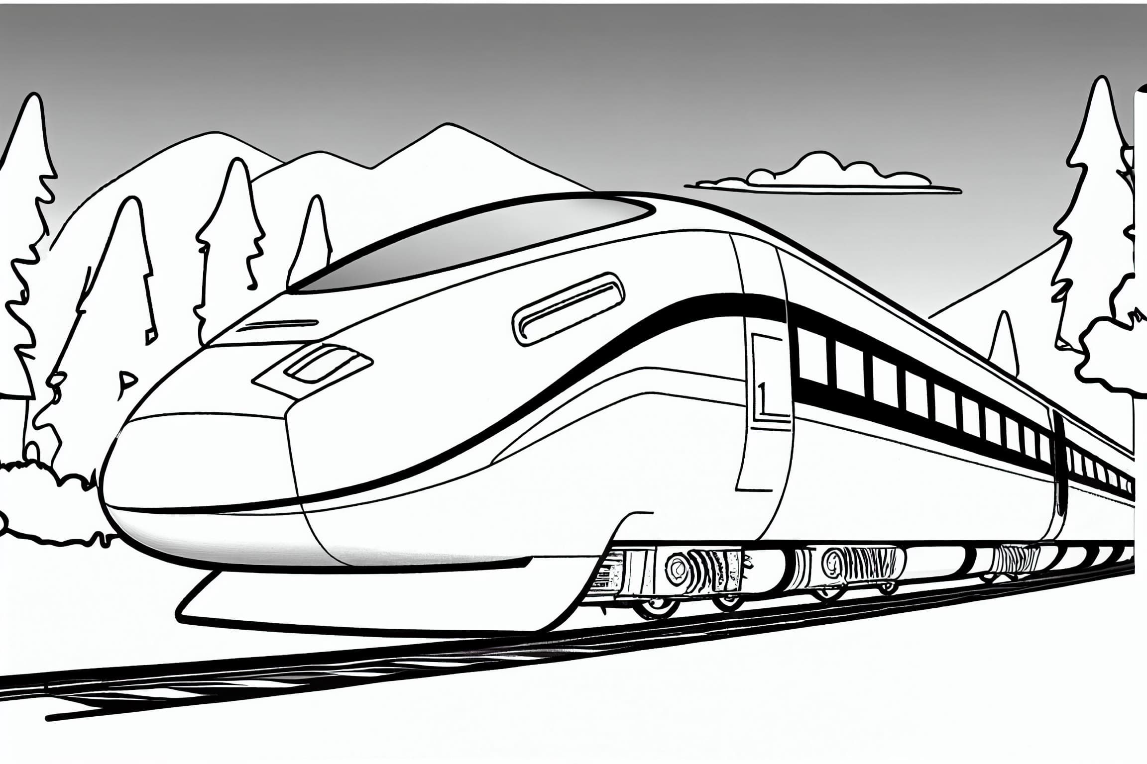 Use these sheets for kids who want locomotives, cars, and railway scenes from a train coloring book.