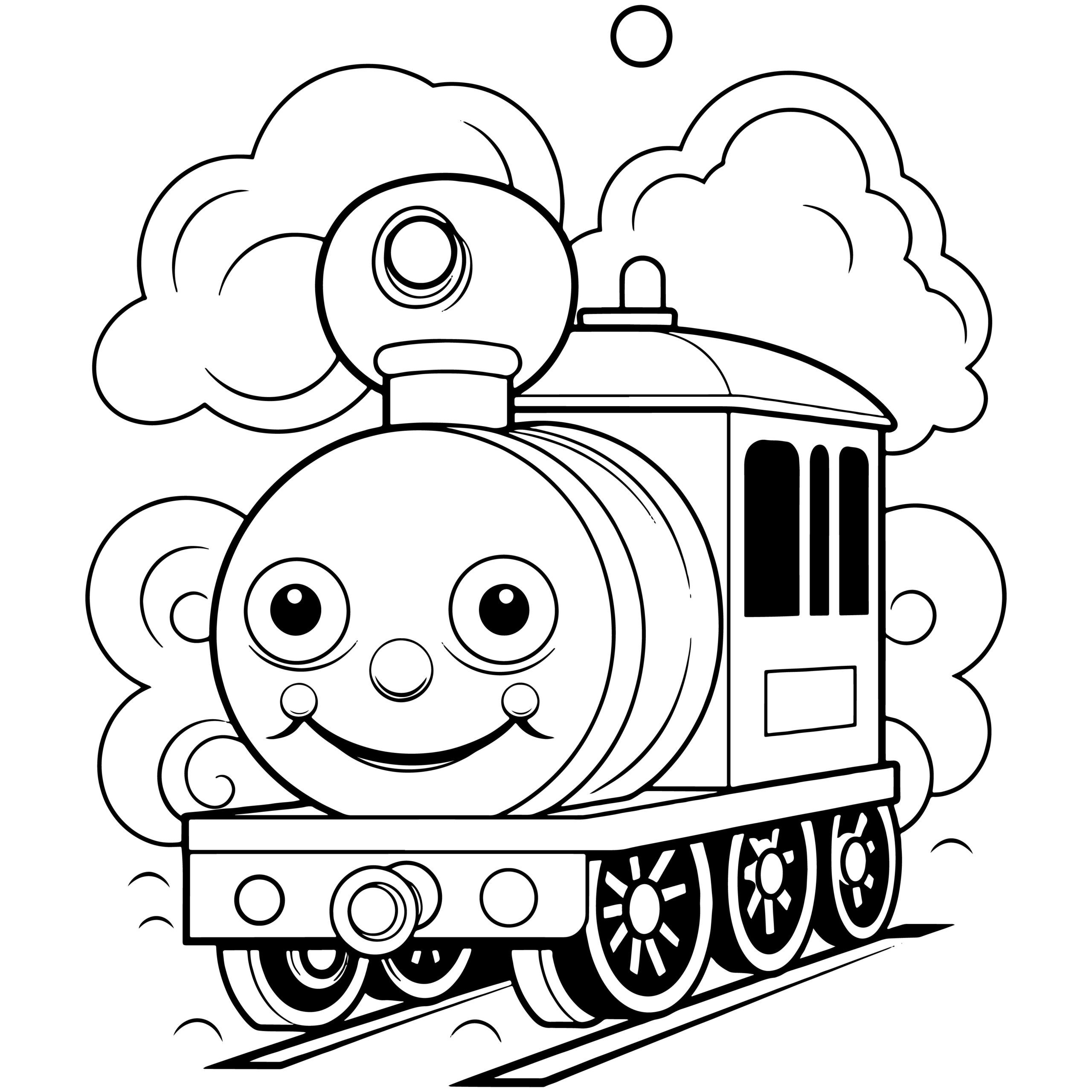 Works for home art time, classroom centers, and travel bags, featuring railway themes.