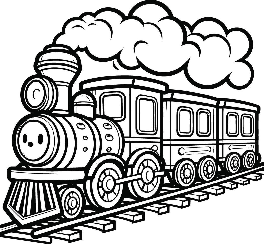 Clean line art prints well and can be scaled for different paper sizes, ideal for vector coloring.